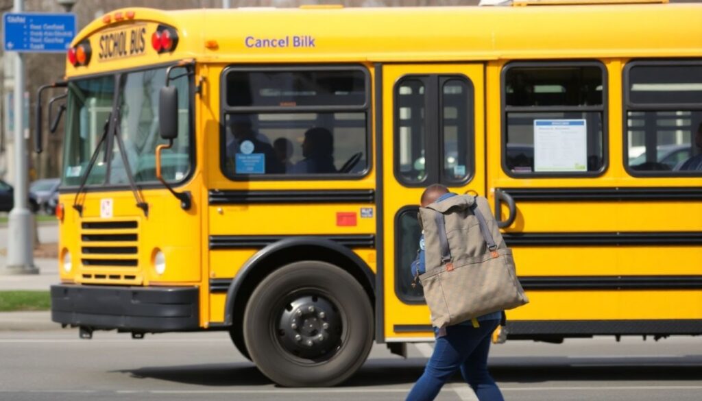 Влияние транспорта на образовательные учреждения в городе - иллюстрация