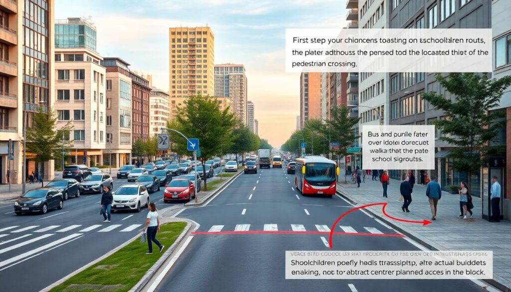 Влияние транспорта на образовательные учреждения в городе - иллюстрация