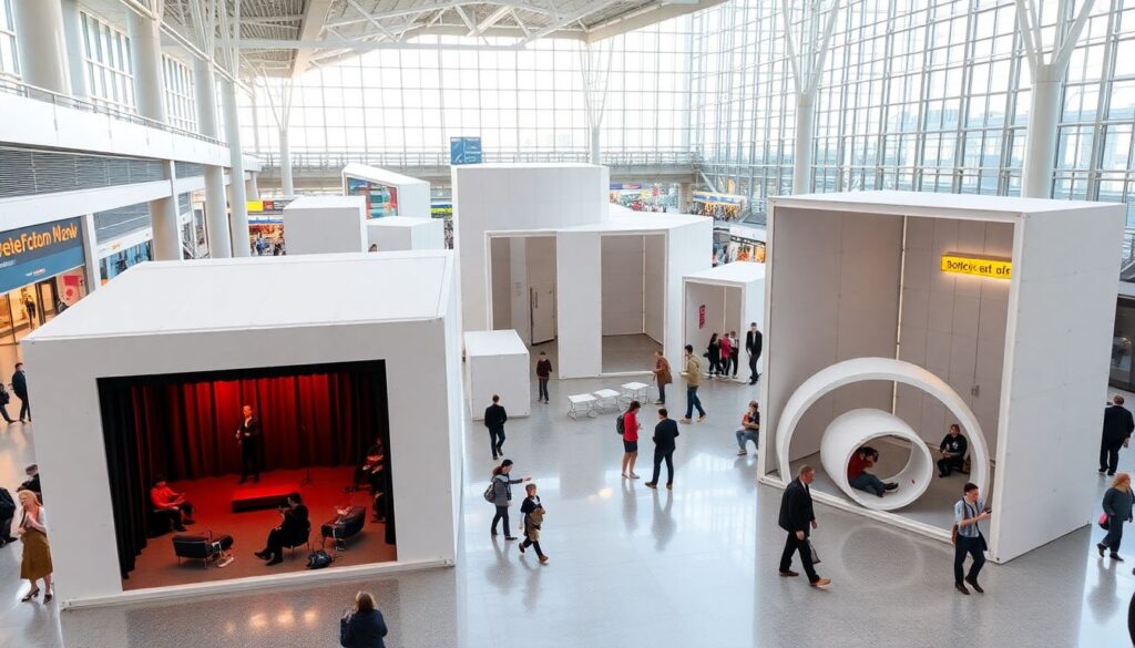 Культурные пространства на транспортных объектах - иллюстрация