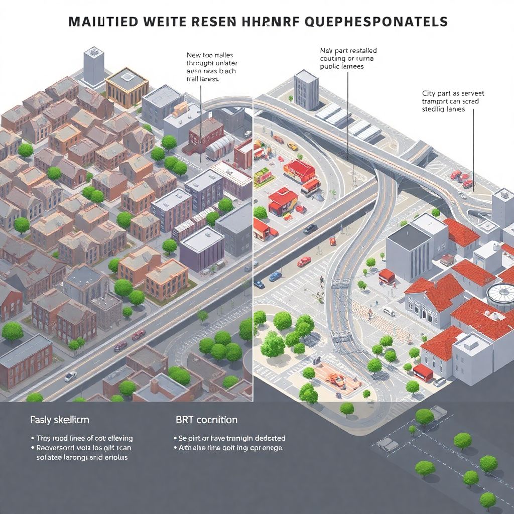 Преобразование старых районов под новые транспортные коридоры города