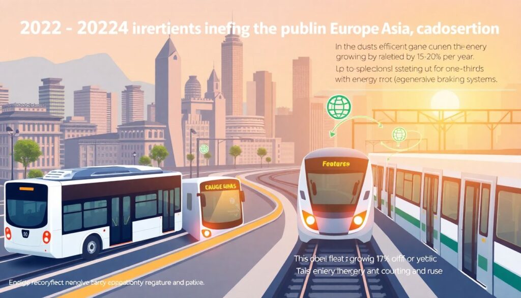 Ресурсосбережение на линиях метро и автобусах - иллюстрация