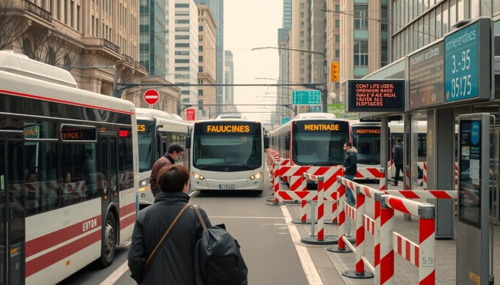 Городская жизнь и транспорт: повседневные маршруты жителей - иллюстрация